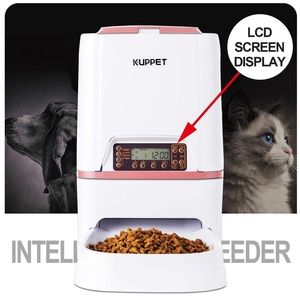 KUPPET Automatic Pet Feeder Food Dispenser for Cat / Dog with Voice Reco…
